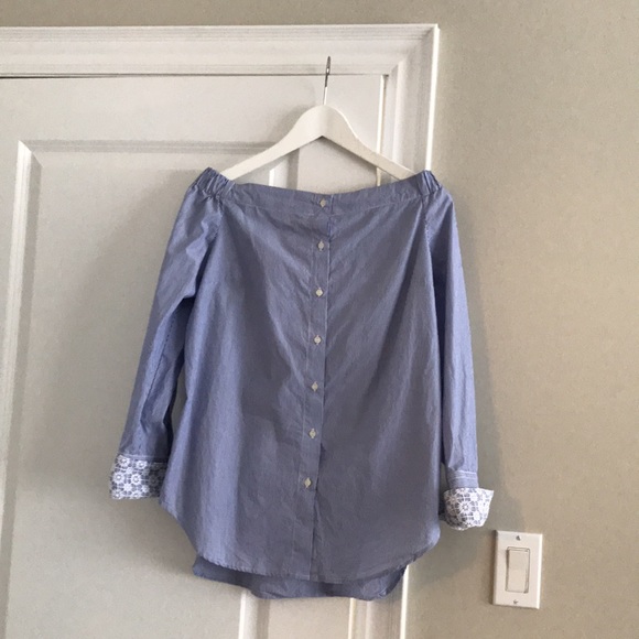 Nanette Lepore Off-the-Shoulder Blouse - Picture 1 of 5